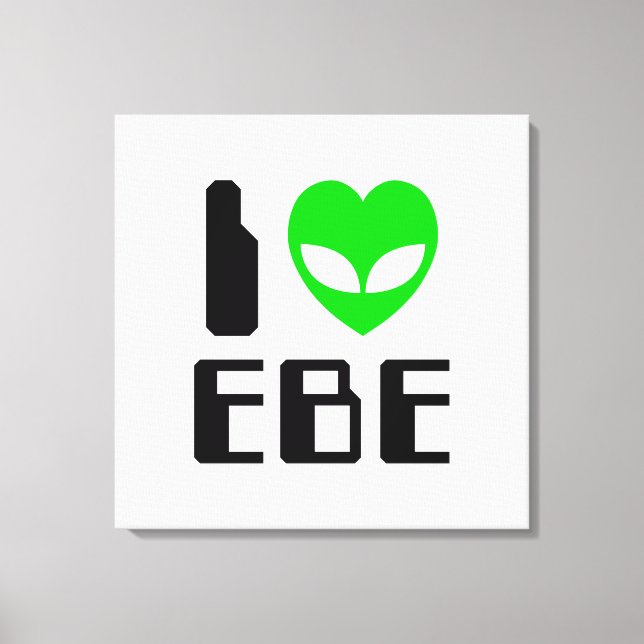 I Alien Heart EBE Leinwanddruck (Vorderseite)