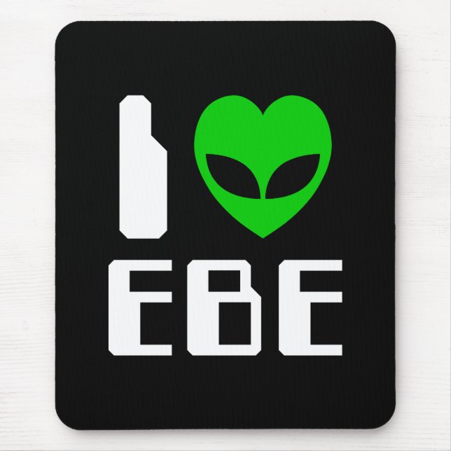 I Alien Heart EBE Mousepad (Vorne)