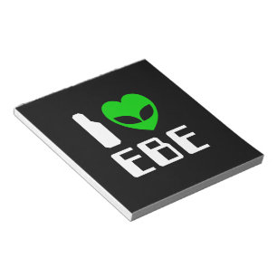 I Alien Heart EBE Notizblock