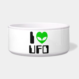 I Alien Heart UFO Napf