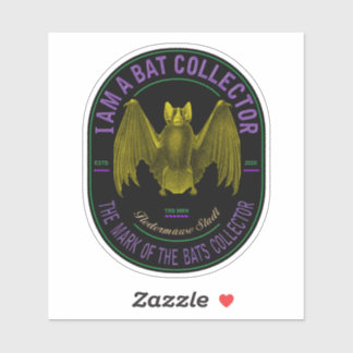I am a bat collector aufkleber