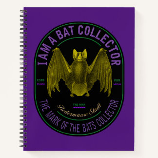 I am a bat collector notizbuch