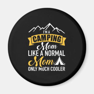 I Am A Camping Mother Magnet