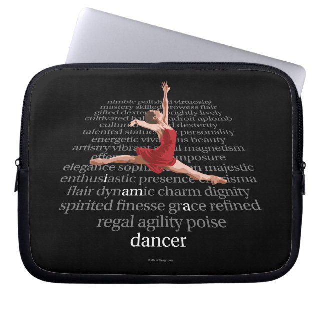 I Am A Dancer Laptopschutzhülle (Vorderseite)