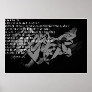 I am a dancer poster