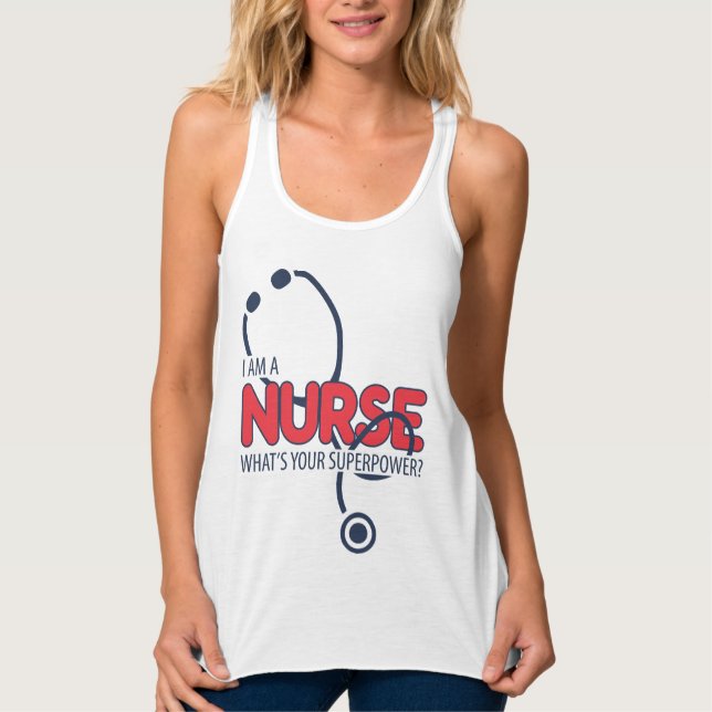 I am a Nurse Tank Top (Vorderseite)
