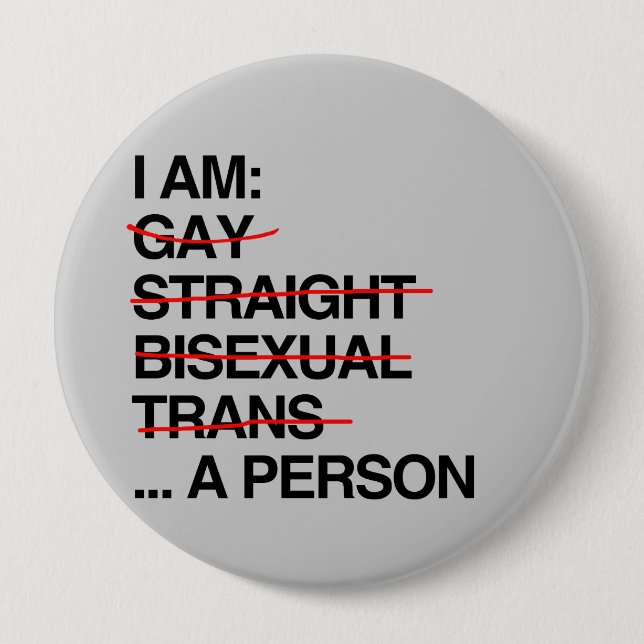 I AM A PERSON BUTTON (Vorderseite)