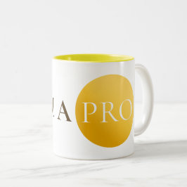 I AM A PRO | Elegant Gold Circle Motivational Mug Zweifarbige Tasse