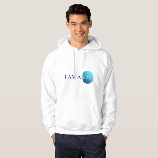I AM A PRO | Empowerment Minimalist Hoodie (Vorne ganz)