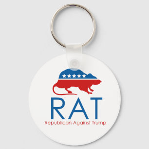 I am a R.A.T: Republican Against Trump Schlüsselanhänger