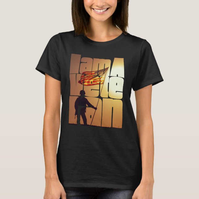 I am a Veteran American Military Soldier  6 T-Shirt (Vorderseite)