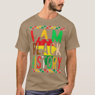 I Am Black History - Black History Month & Pride G T-Shirt
