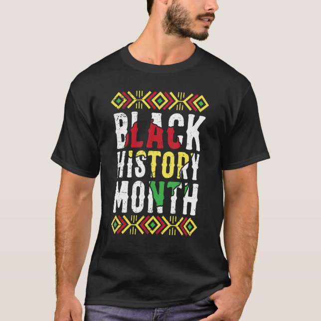 I Am Black History Month African American Pride Ce T-Shirt (Vorderseite)