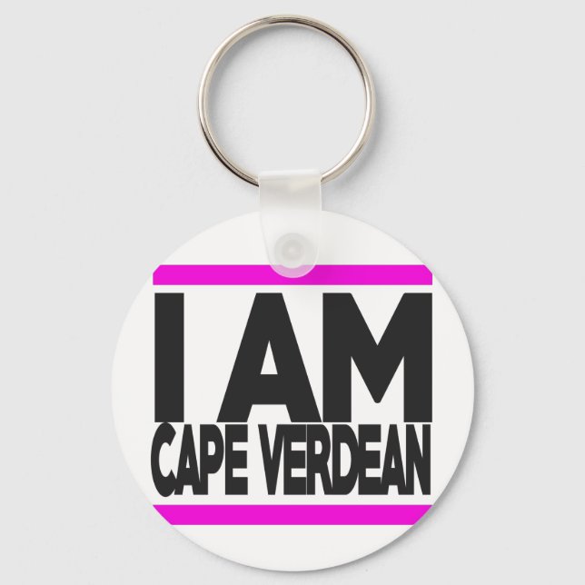 i am cape Verdean Schlüsselanhänger (Vorderseite)