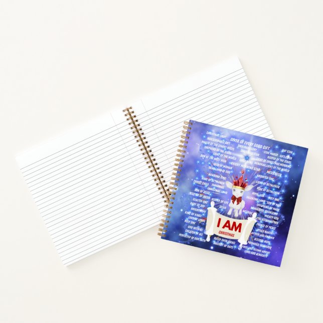 I AM Christmas Spiral Notebook Notizbuch (Innenseite)