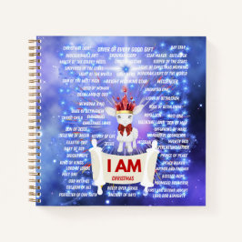 I AM Christmas Spiral Notebook Notizbuch