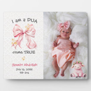 I am dua come true Photo Easel Fotoplatte