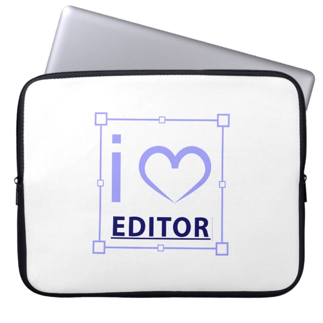 I am editor laptopschutzhülle (Vorderseite)