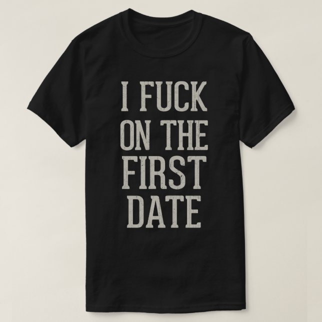 I am ersten Tag T-Shirt (Design vorne)