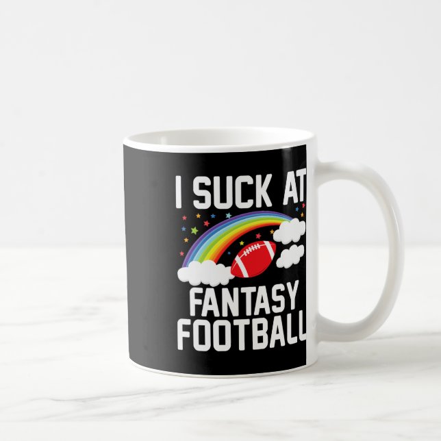 I Am Momma Men's Fantasy Football Loser - Black  Kaffeetasse (Rechts)