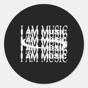 I Am Music Carti 2025 Abum Tour Merch Runder Aufkleber