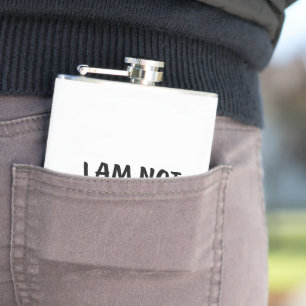 I am not perfect, but I am unique Flachmann