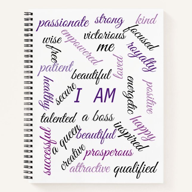 I AM Notebook Notizbuch (Vorderseite)