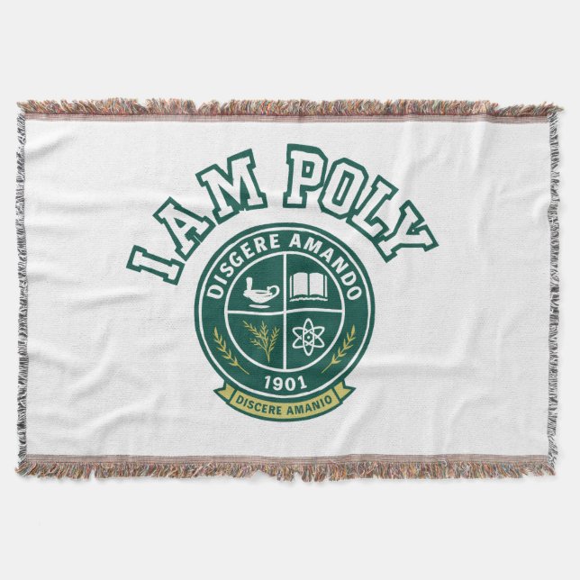 I AM POLY Throw Blanket Decke (Vorderseite)