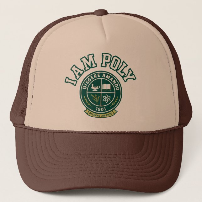 I AM POLY Trucker Hat Truckerkappe (Vorderseite)