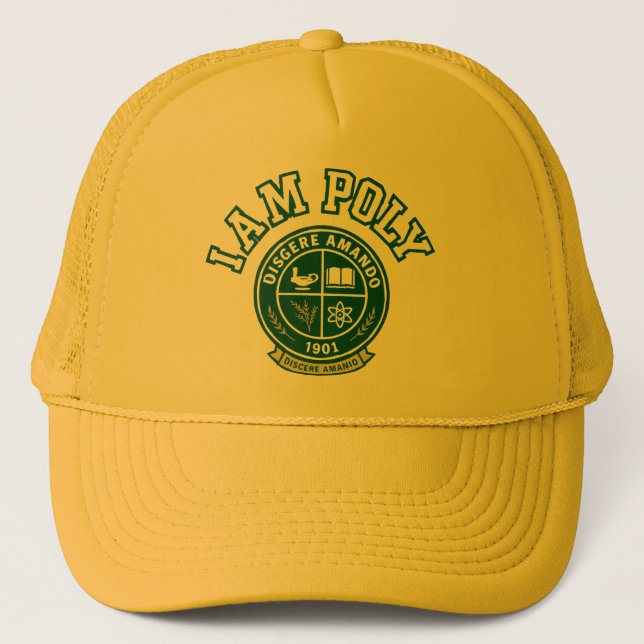 I AM POLY Trucker Hat Truckerkappe (Vorderseite)