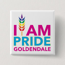 I AM PRIDE Goldendale Square Button