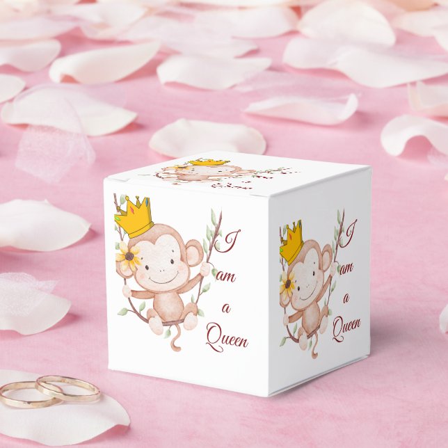 I Am Queen – Elegant Geschenkschachtel (Hochzeit)