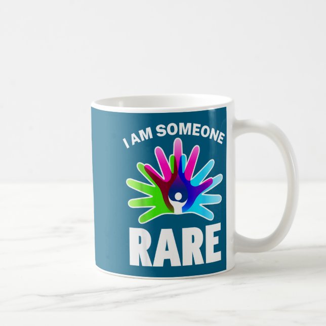 I Am Rare Disease Awareness Shirt - Rare Disease D Kaffeetasse (Rechts)