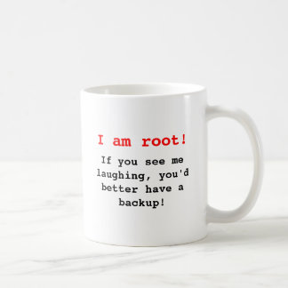 I am root! kaffeetasse