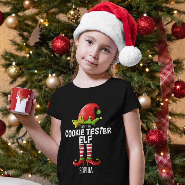 I am The Cookie Tester Elf - Funny Christmas T-Shirt (Von Creator hochgeladen)