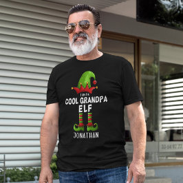 I am The Cool Grandpa Elf Funny Elf T-Shirt