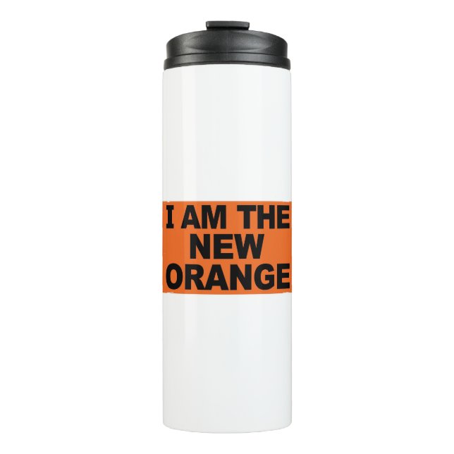 I am The New Orange Thermosbecher (Vorderseite)