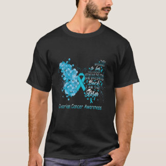 I Am The Storm Ovarian Cancer Awareness Butterfly T-Shirt