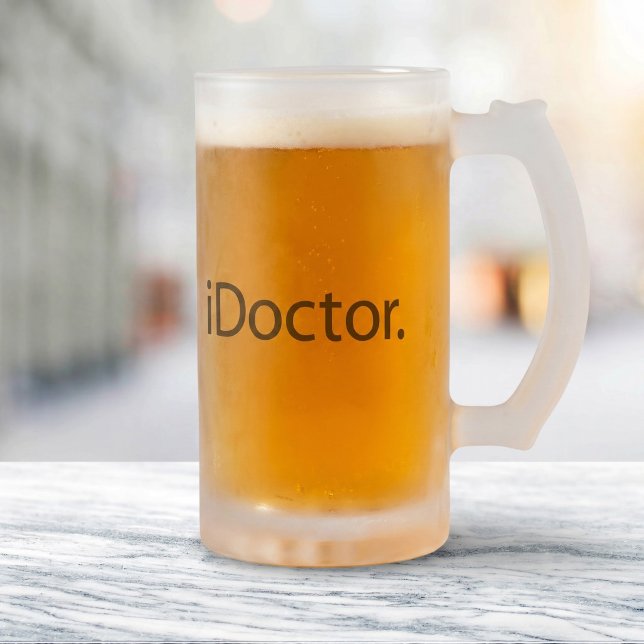 i Arzt (iDoctor) Mattglas Bierglas (Von Creator hochgeladen)
