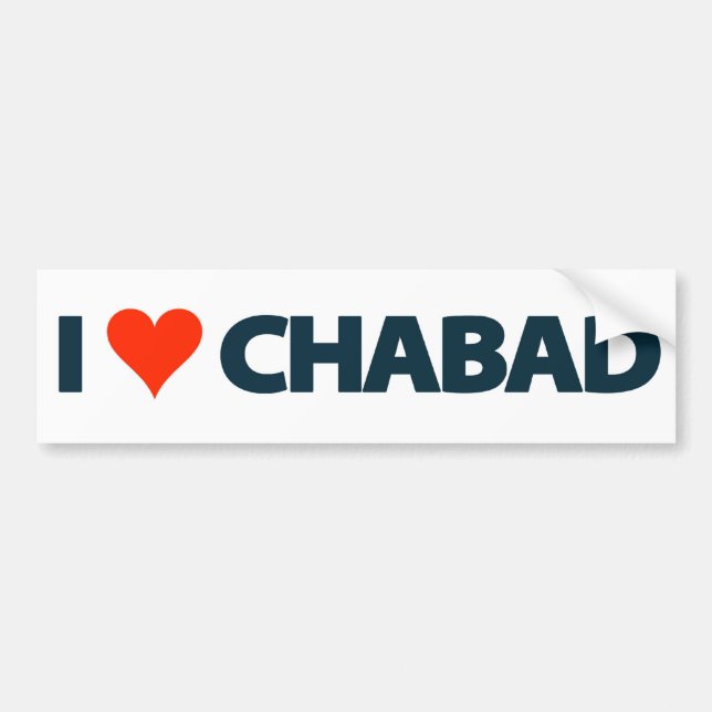 I AUTOAUFKLEBER DER LIEBE-CHABAD (Vorne)