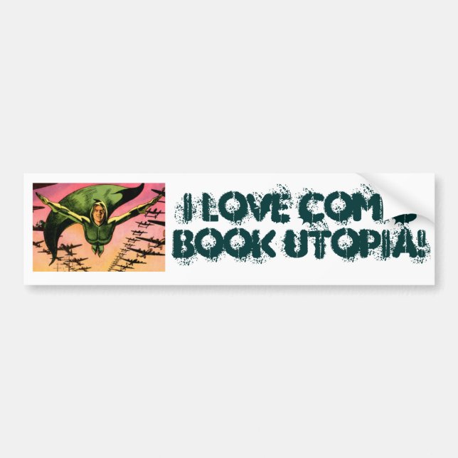 I Autoaufkleber Liebe-Comic-Buch-Utopie GL eins (Vorne)