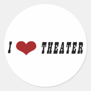 I autocollants de théâtre de coeur