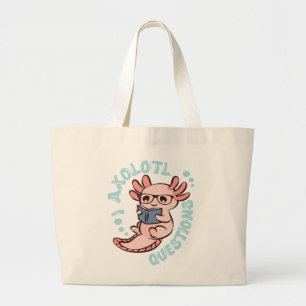 I Axolotl-Fragen Jumbo Stoffbeutel