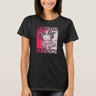 I Axolotl Fragen Kinder Jugendliche Retro Axolot T-Shirt