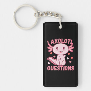 I Axolotl Questions Salamander Plush Axolotl Schlüsselanhänger
