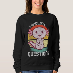 I Axolotl Questions Shirt Kids Salamander Plush Ax
