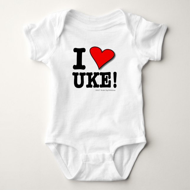 I Baby T der Liebe-UKE Baby Strampler (Vorderseite)
