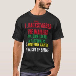 I BACKSTAB .. Basic Dunkles T-Shirt