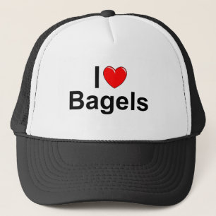 I Bagel der Liebe-(Herz) Truckerkappe