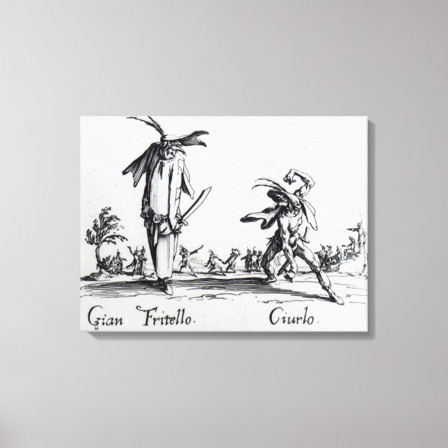 I Balli de Spessanei oder Le Grande Chasse Leinwanddruck (Vorderseite)